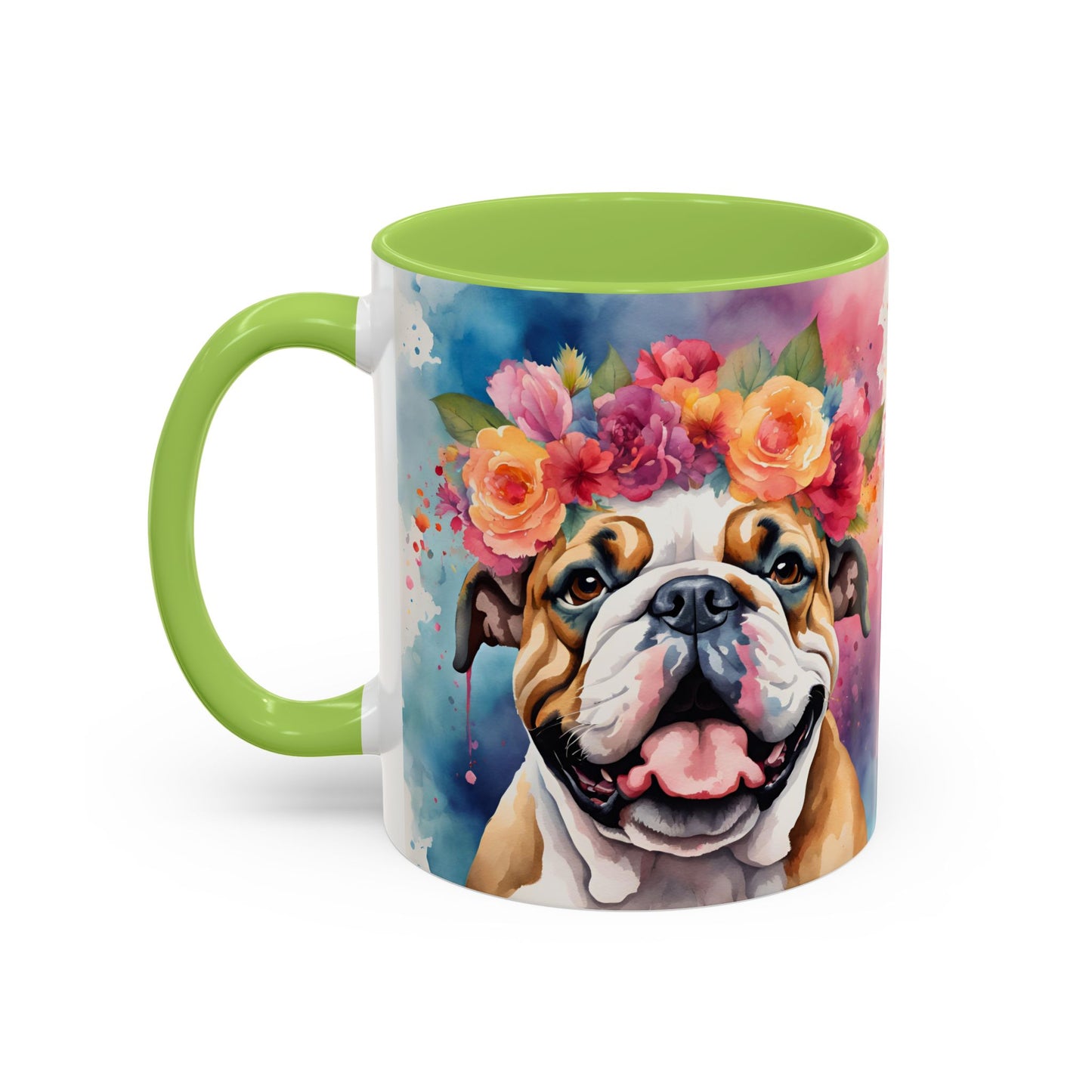 British Bulldog 01 Accent Coffee Mug - Dog Lover Gift