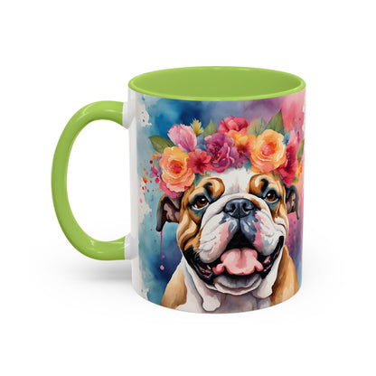 British Bulldog 01 Accent Coffee Mug - Dog Lover Gift