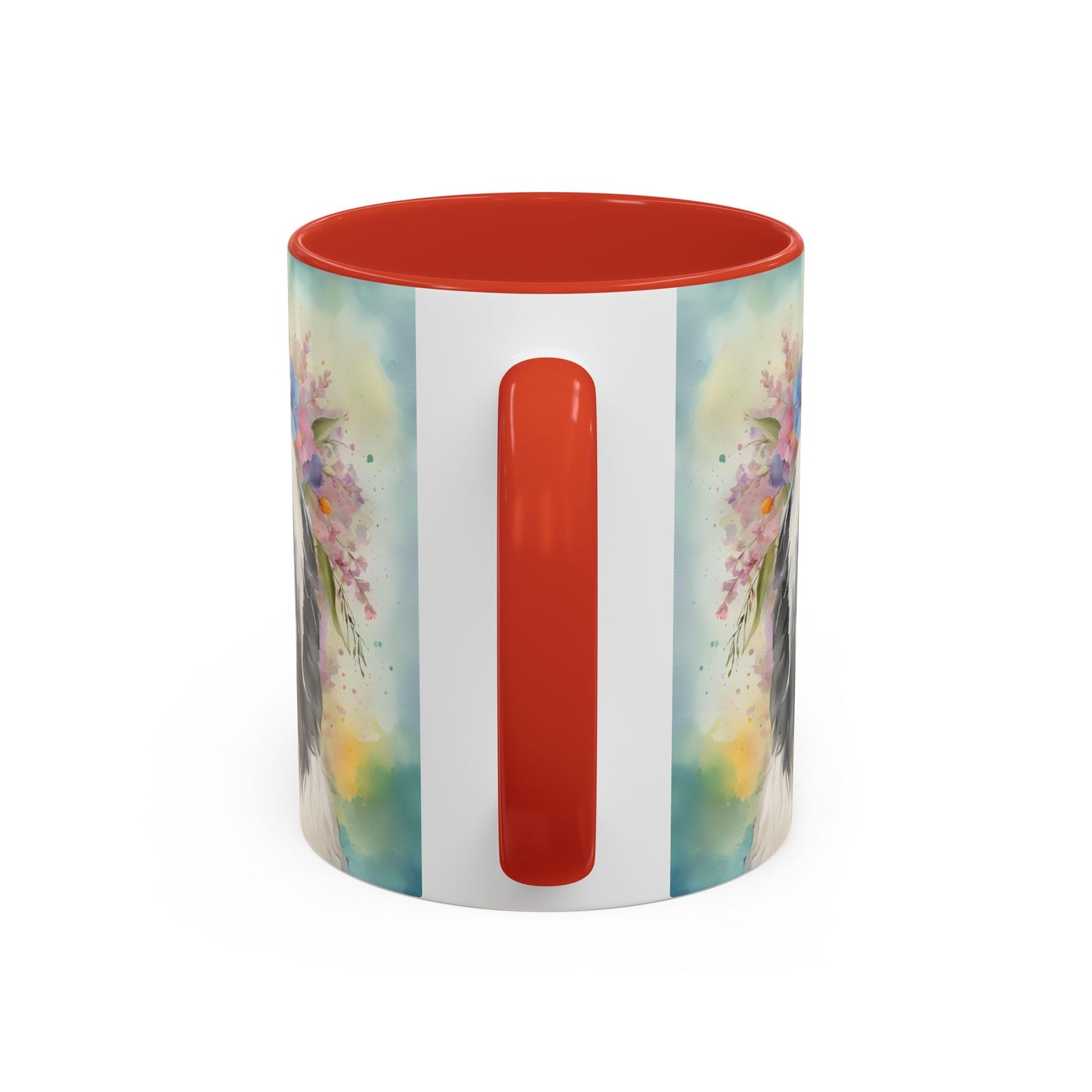 Bearded Collie 02 Accent Coffee Mug - Dog Lover Gift