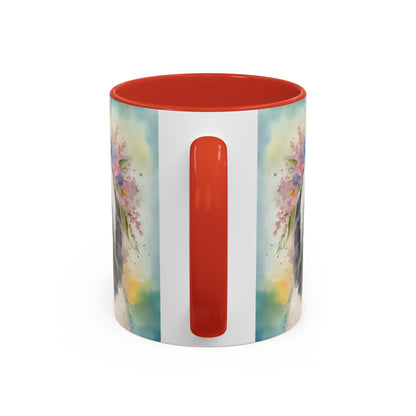 Bearded Collie 02 Accent Coffee Mug - Dog Lover Gift