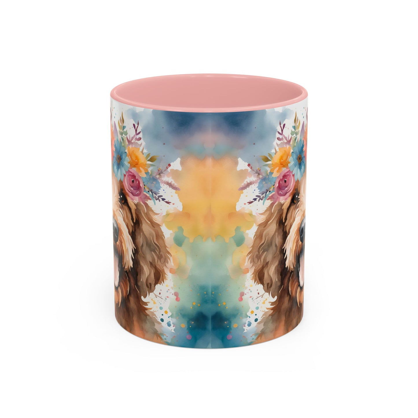 Labradoodle 03 Accent Coffee Mug - Dog Lover Gift