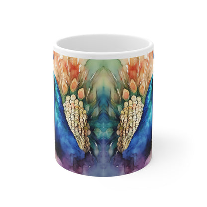 Peacock 01 Mug - Nature's Beauty Collection