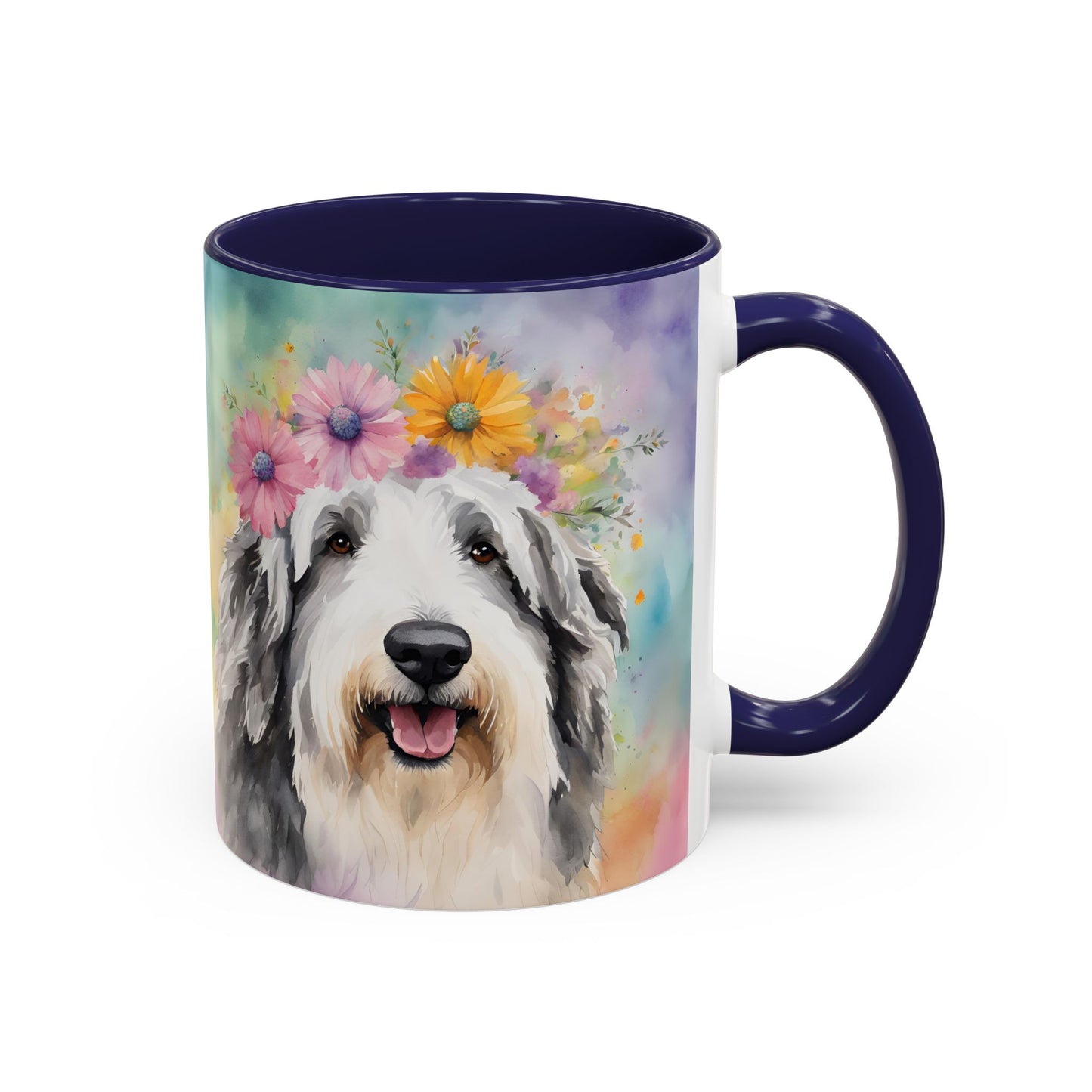 Bearded Collie 03 Accent Coffee Mug - Dog Lover Gift