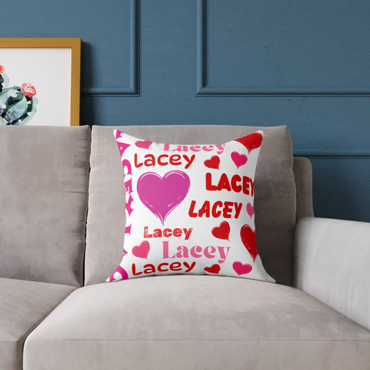 (Personizable) Name Of Your Loved One 02 Poly Pillow