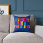 Cupid Hit Me With A Rainbow Arrow Poly Pillow