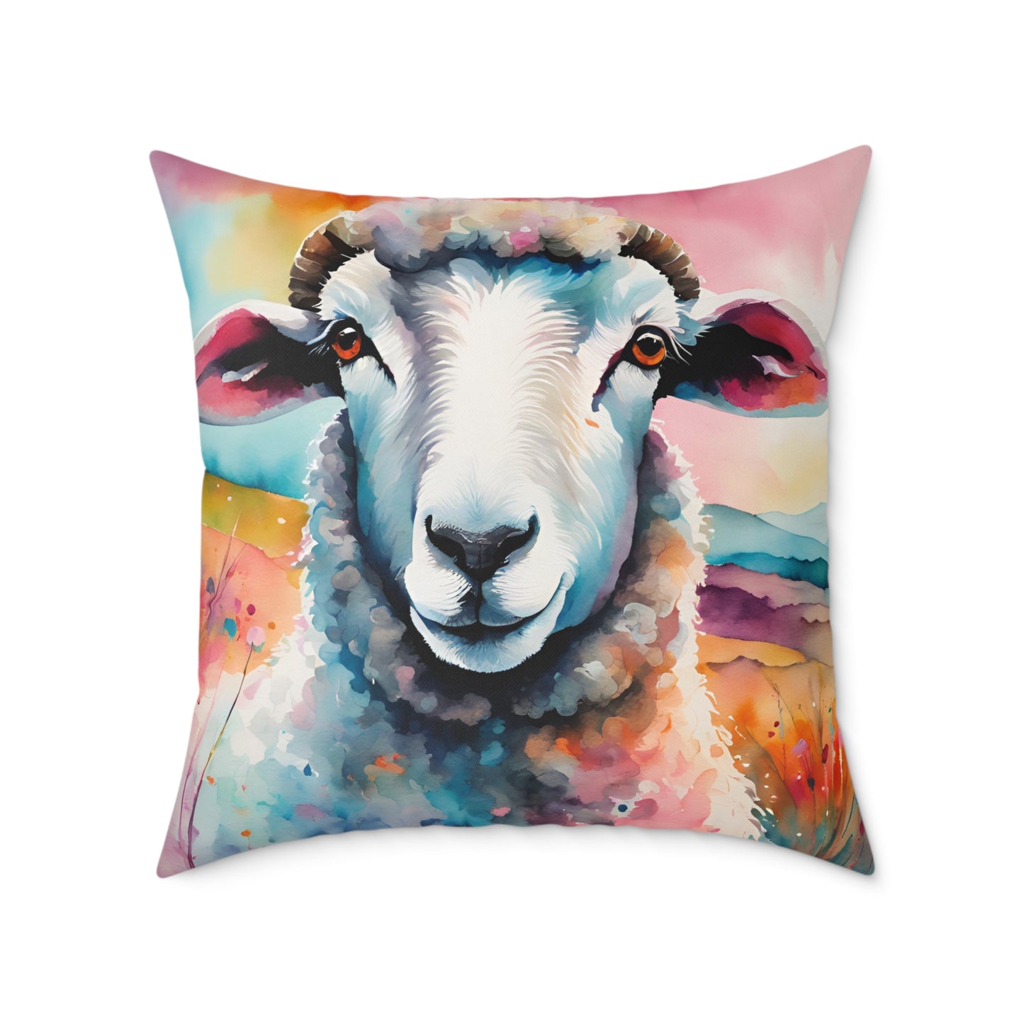 Sheep 01 Poly Pillow - Natures Beauty Design