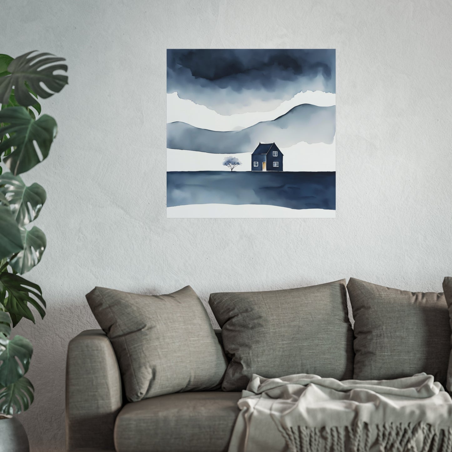 Blue Collection 12 Matte Print