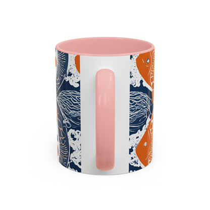 Orange Fish 01 Accent Coffee Mug (11oz)