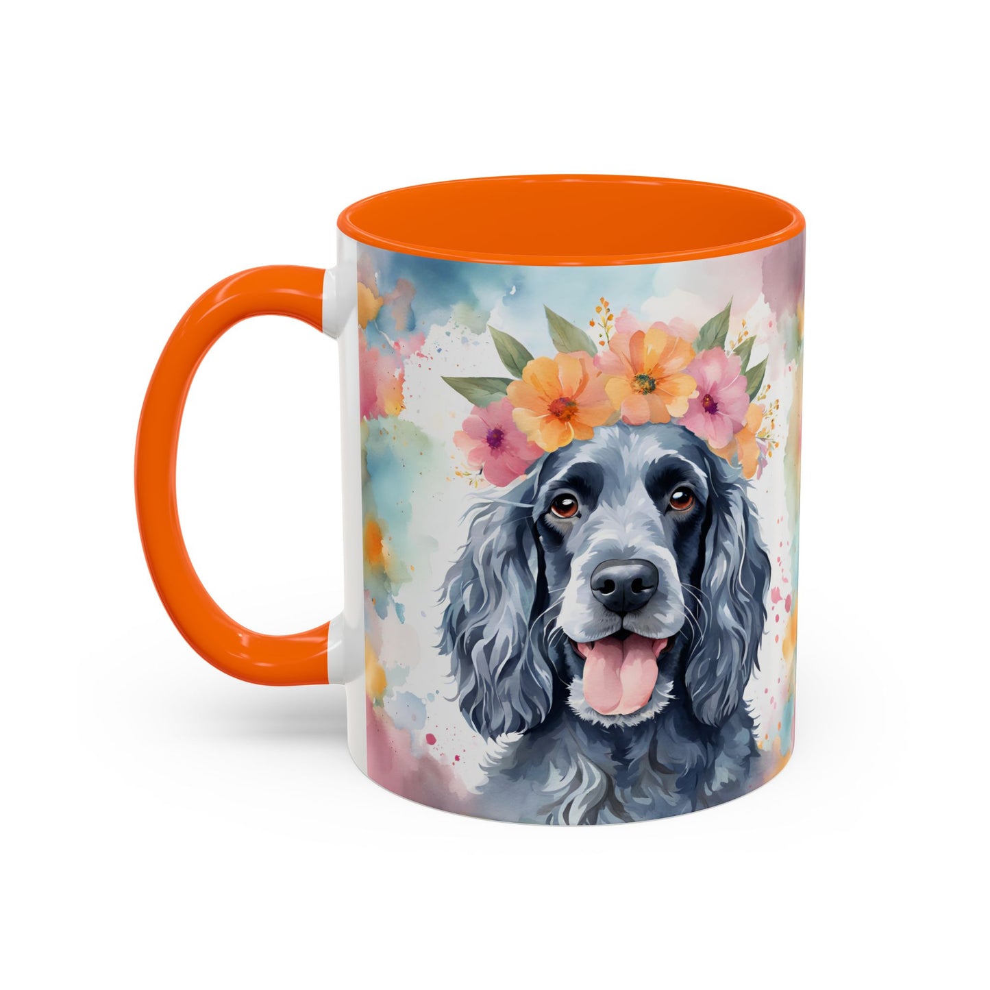 Blue Roan Cocker Spaniel 03 Accent Coffee Mug - Dog Lover Gift