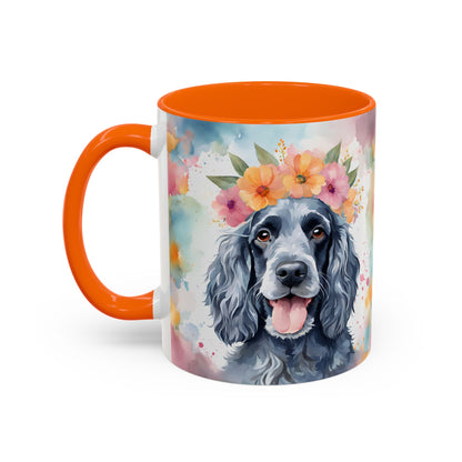 Blue Roan Cocker Spaniel 03 Accent Coffee Mug - Dog Lover Gift
