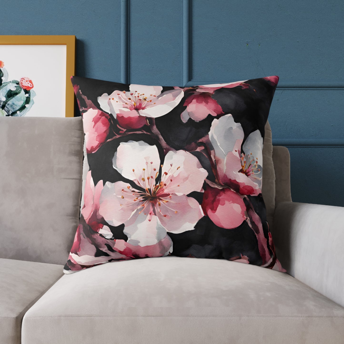 Cherry Blossom 01 Poly Pillow - Natures Beauty Design