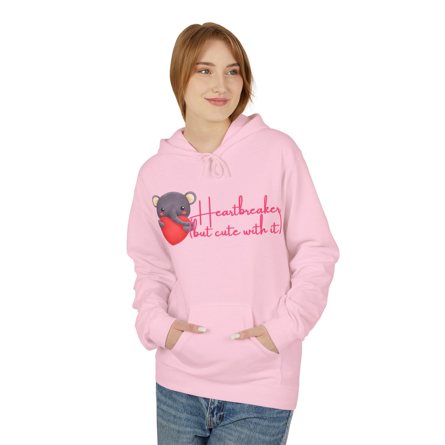 Heartbreaker (But Cute With It) Unisex Valentines Hoodie