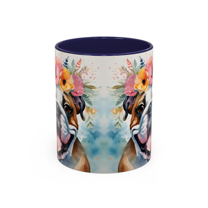 British Bulldog 04 Accent Coffee Mug - Dog Lover Gift