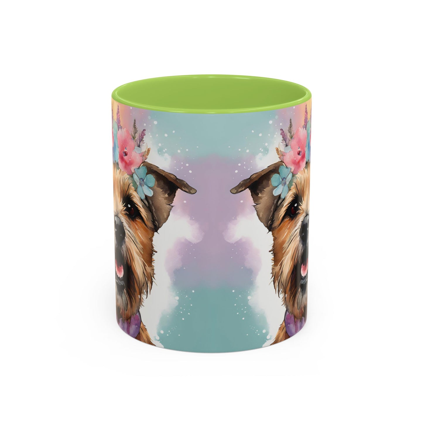Border Terrier 02 Accent Coffee Mug - Dog Lover Gift