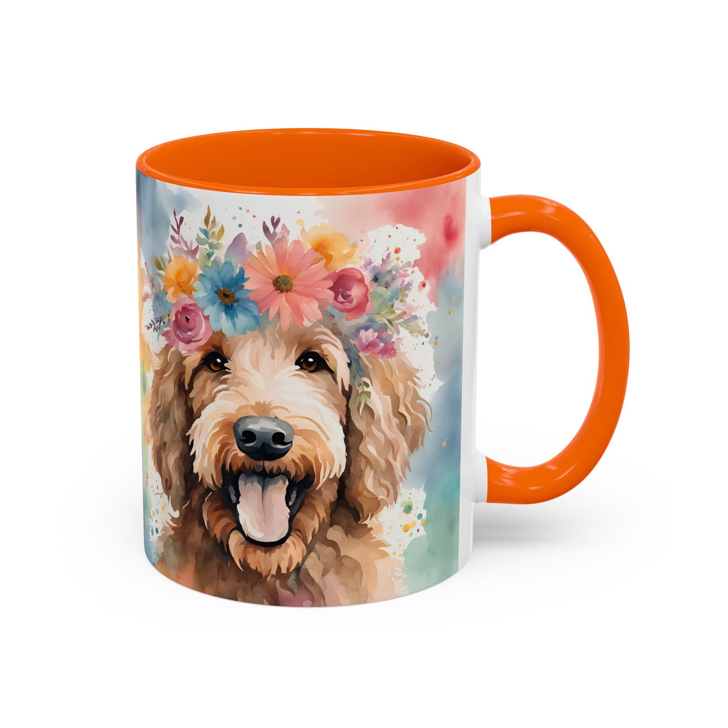 Labradoodle 03 Accent Coffee Mug - Dog Lover Gift