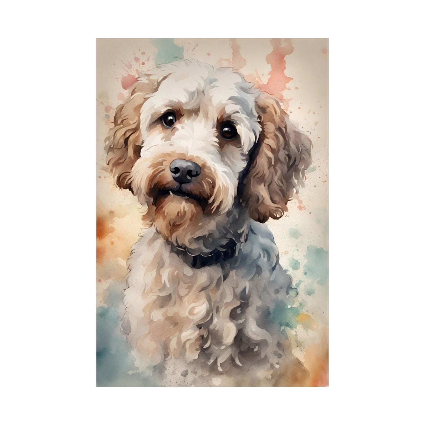 Dogs Cockapoo 03 Matte Vertical Poster