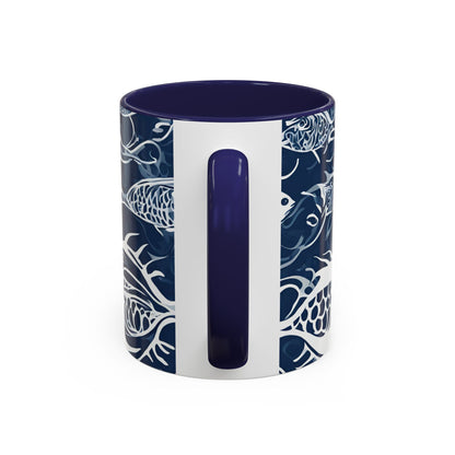 Fish 03 Accent Coffee Mug (11oz)