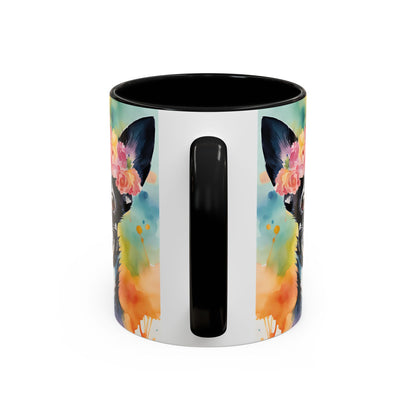 Chihuahua 03 Accent Coffee Mug - Dog Lover Gift