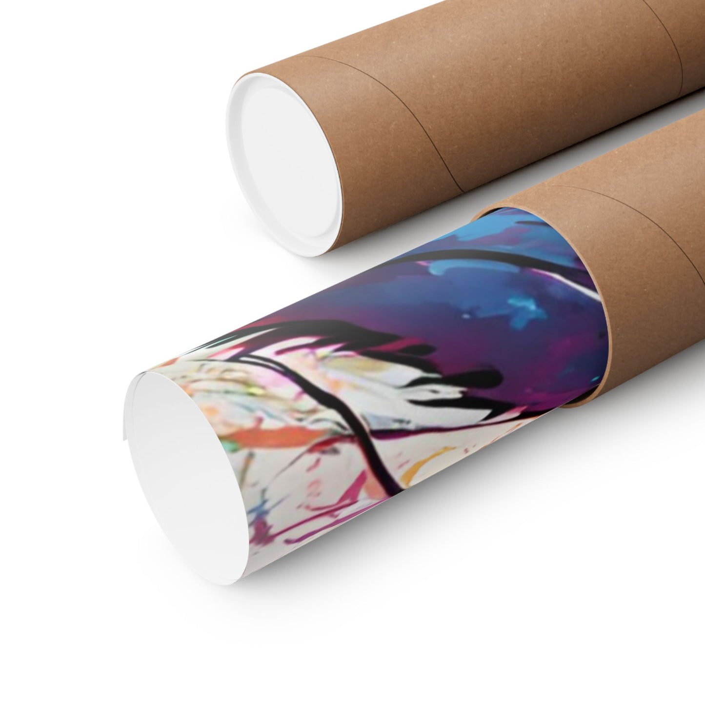 Multicolored Hare 2 Matte Vertical Poster