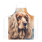 Apricot Cocker Spaniel Adult Apron (AOP)