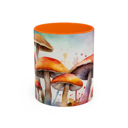Mushroom 2 Accent Mug 11oz