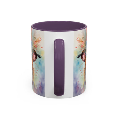 Jack Russell 04 Accent Coffee Mug - Dog Lover Gift