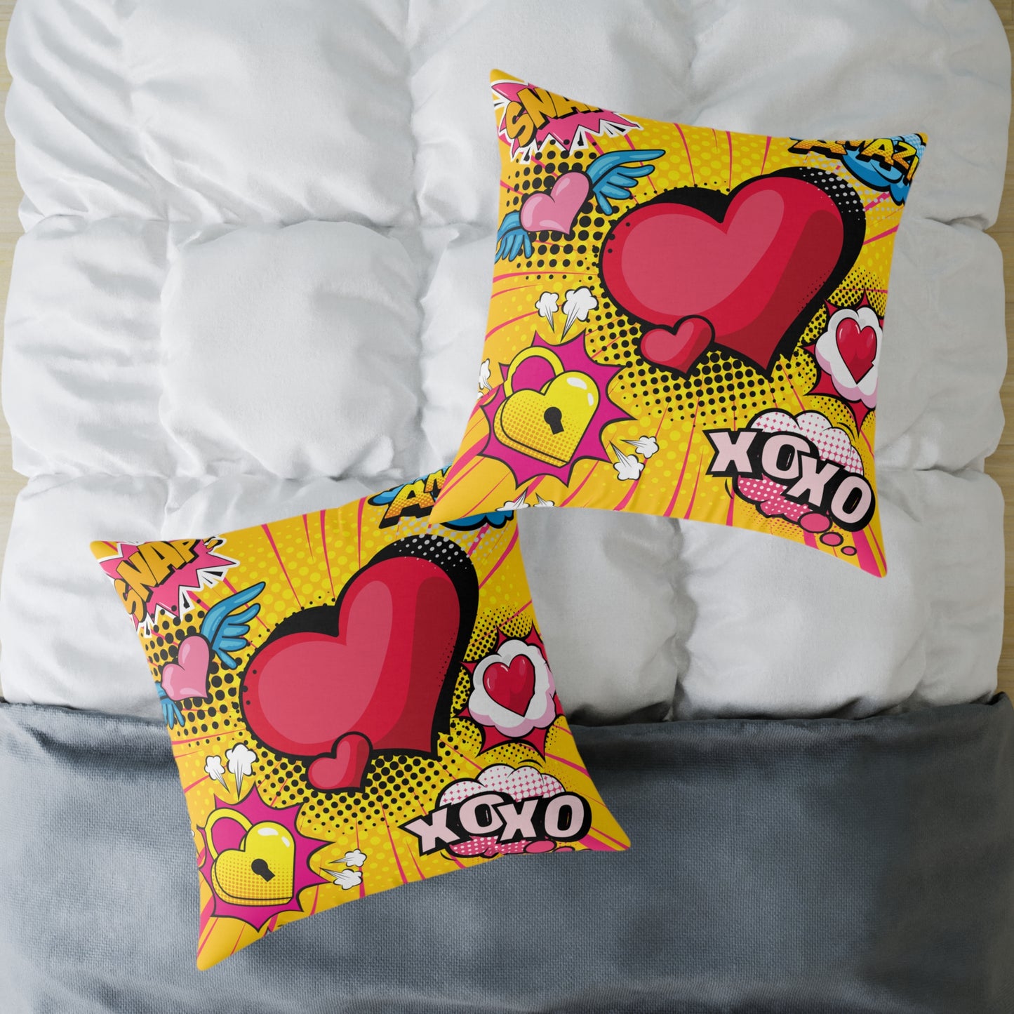 Snap! Pop Art Poly Pillow