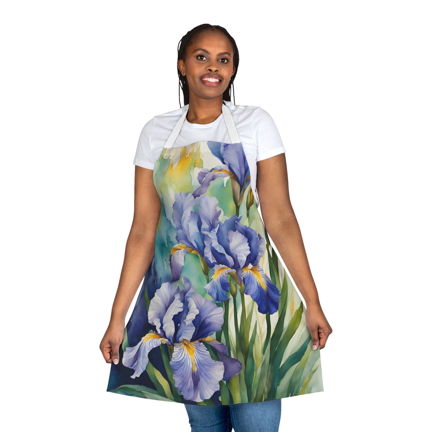 Irises 01 Apron 5-Color Straps