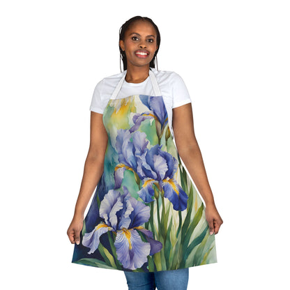 Irises 01 Apron 5-Color Straps