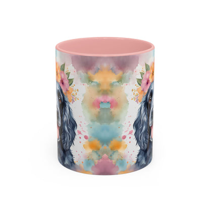 Blue Roan Cocker Spaniel 03 Accent Coffee Mug - Dog Lover Gift