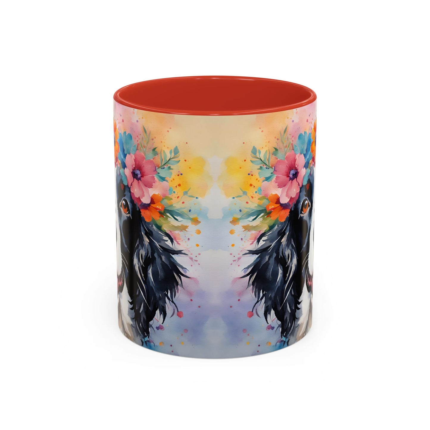Springer Spaniel 02 Accent Coffee Mug - Dog Lover Gift