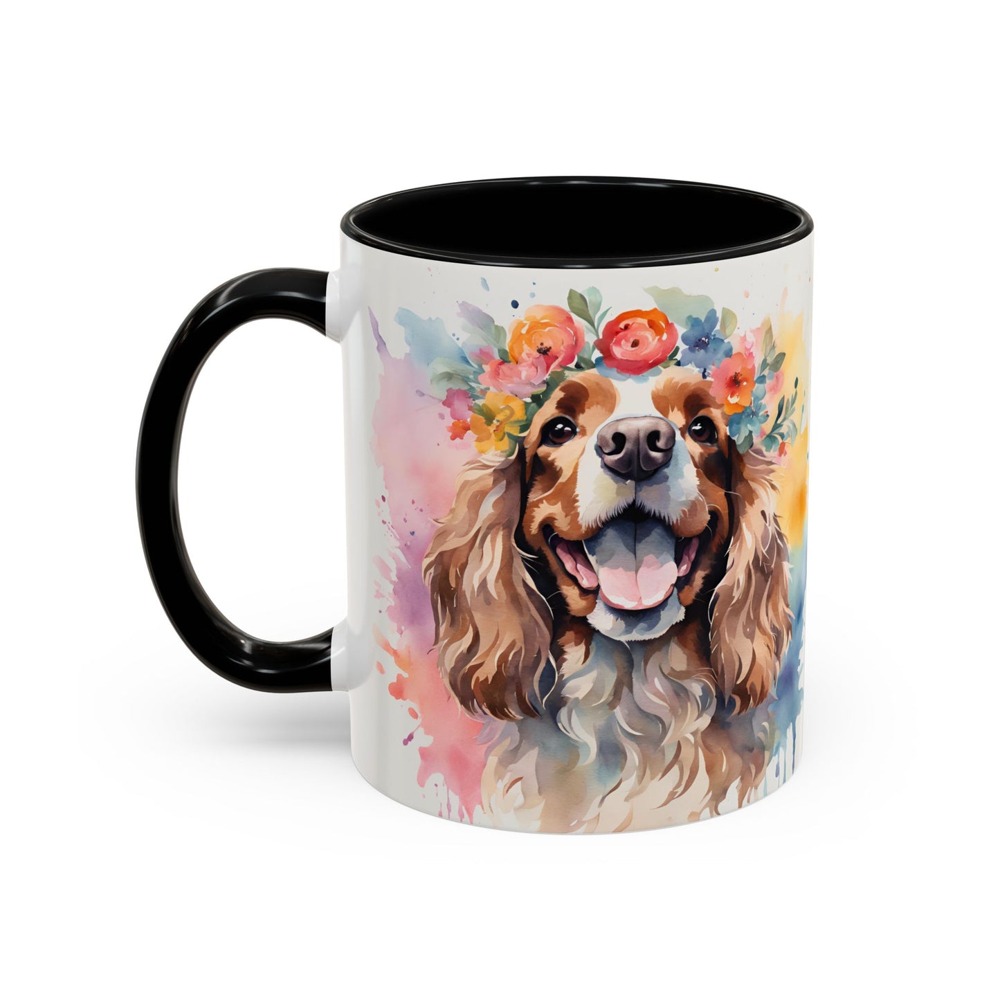 Cocker Spaniel 02 Accent Coffee Mug - Dog Lover Gift