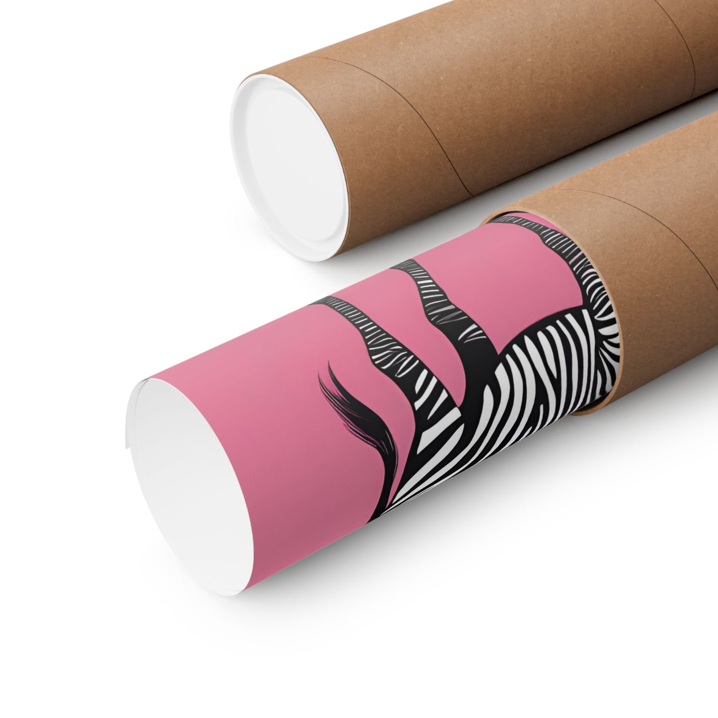 Lone Collection Zebra 5 Matte Square Posters