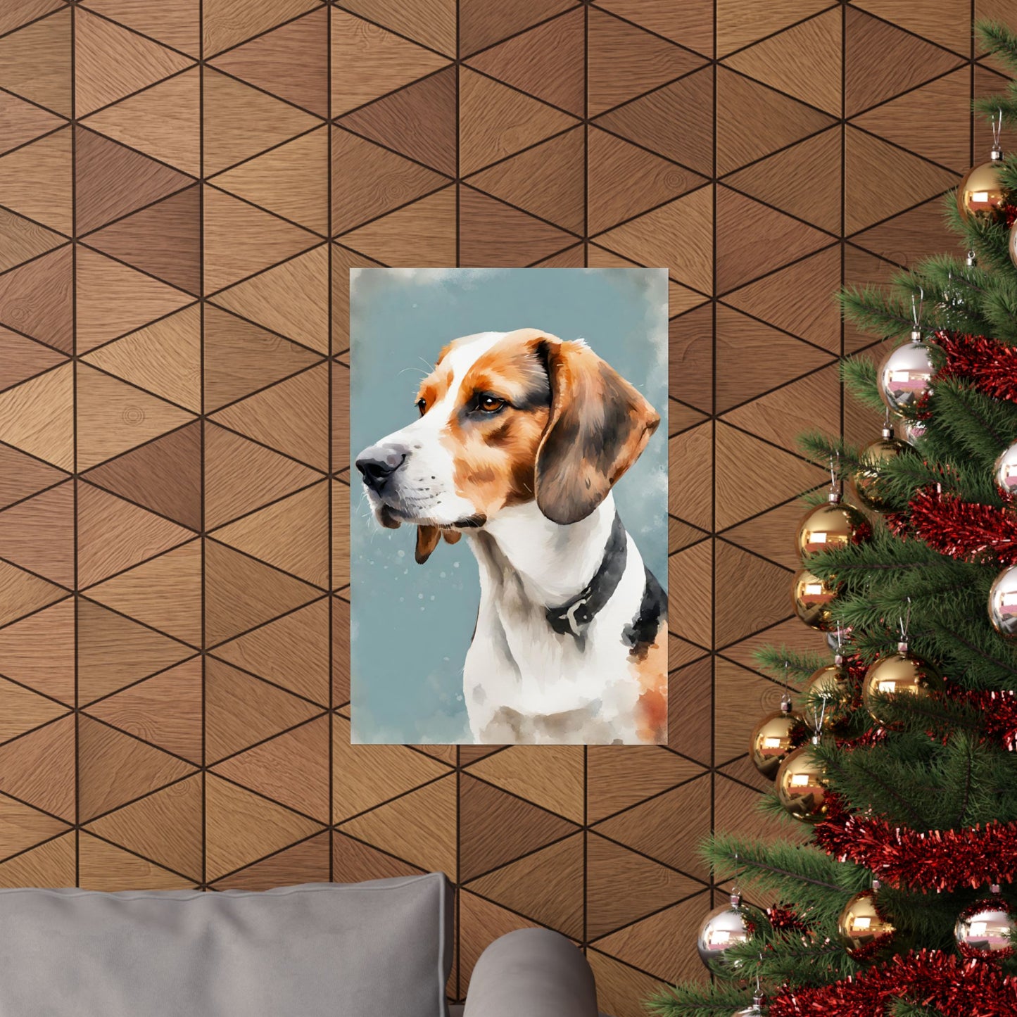 Dogs Beagle 04 Matte Vertical Poster