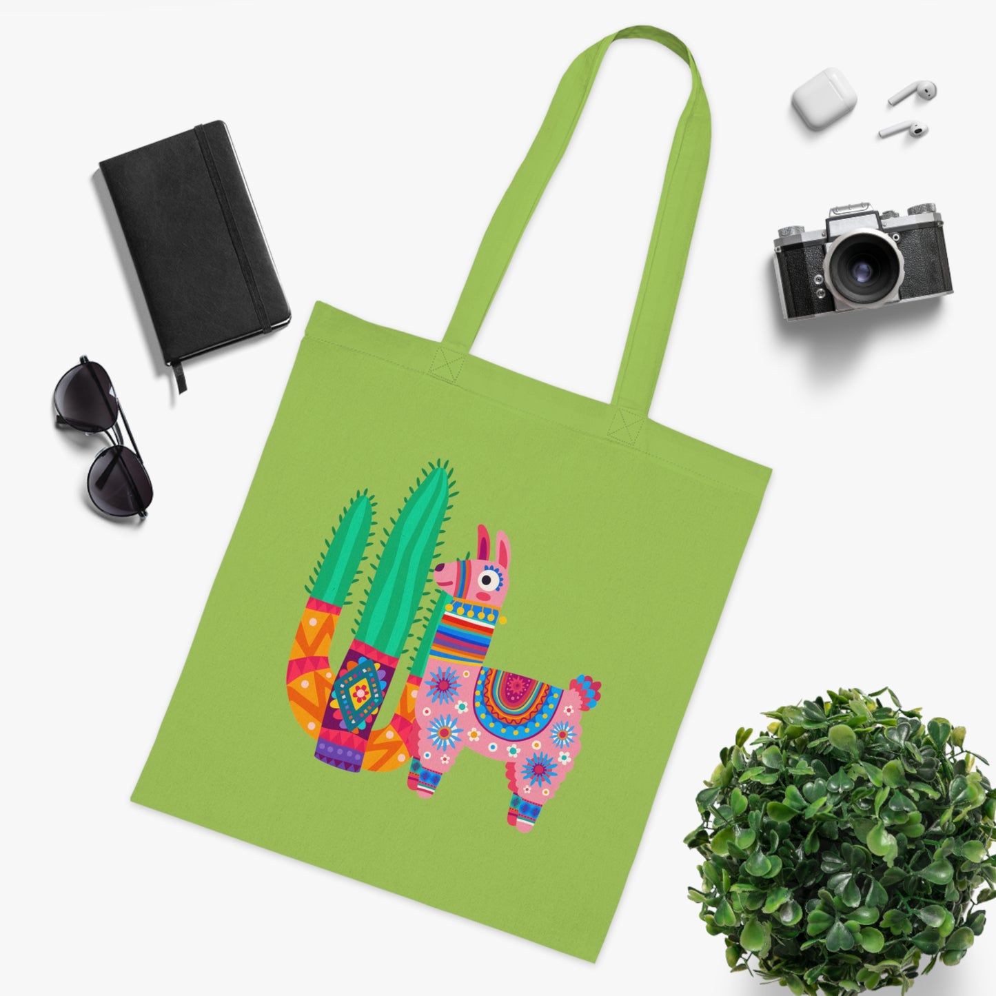 Llama 01 Cotton Tote