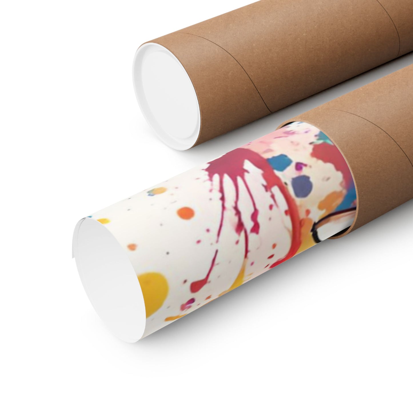Multicolored Elephant 1 Matte Vertical Poster