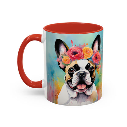 French Bulldog 03 Accent Coffee Mug - Dog Lover Gift