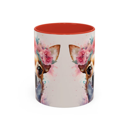 Chihuahua 01 Accent Coffee Mug - Dog Lover Gift