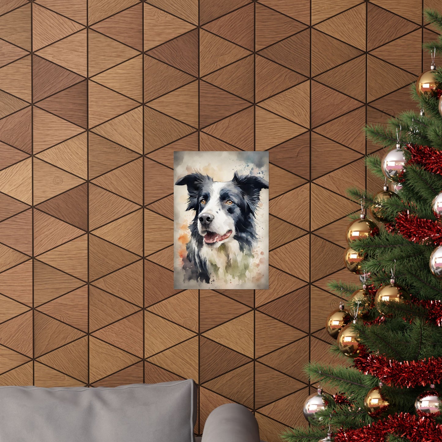 Dogs Sheep Dog 01 Matte Vertical Poster