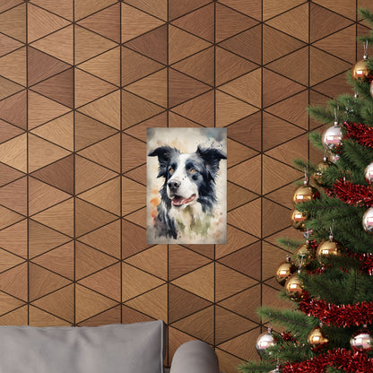 Dogs Sheep Dog 01 Matte Vertical Poster