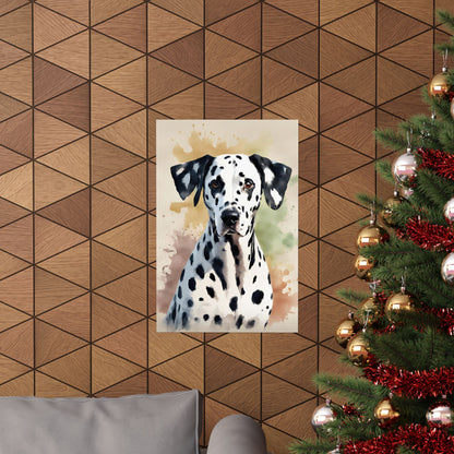 Dogs Dalmatian 01 Matte Vertical Poster
