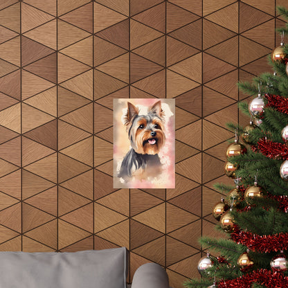 Dogs Yorkshire Terrier 04 Matte Vertical Poster