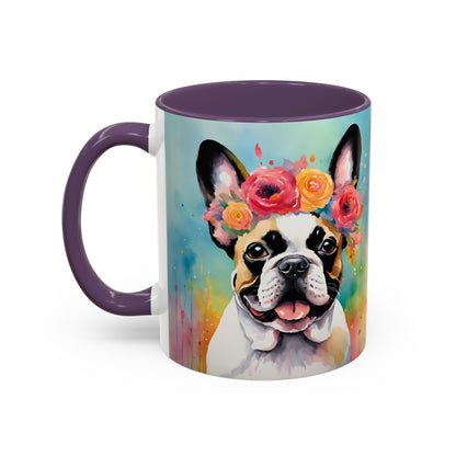 French Bulldog 03 Accent Coffee Mug - Dog Lover Gift