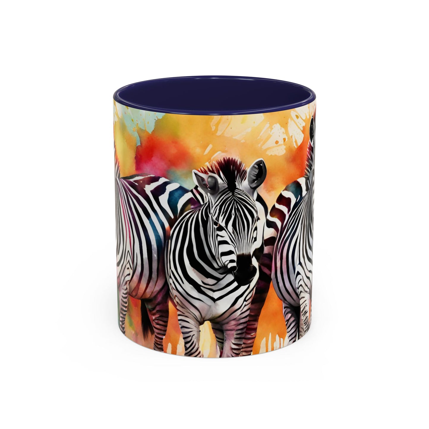 Multicoloured Zebra 1 Accent Mug 11oz