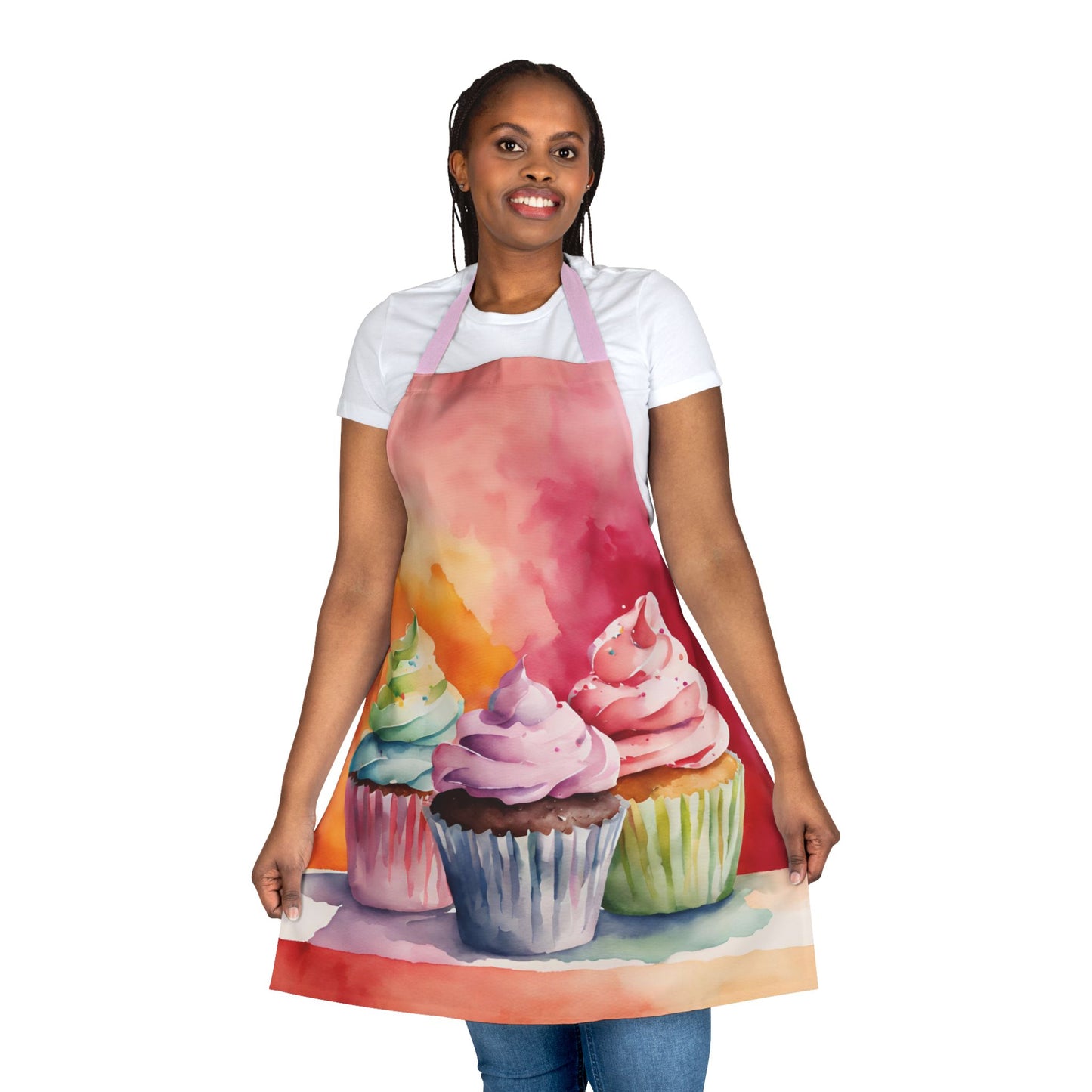 Cupcake 08 Baking Lovers 5-Color Straps Kitchen Wear