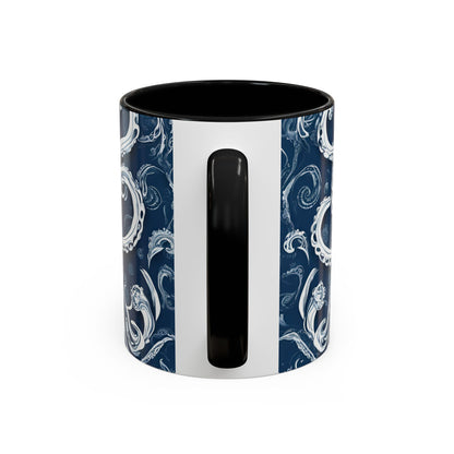 Octopus 8 Accent Coffee Mug (11oz)