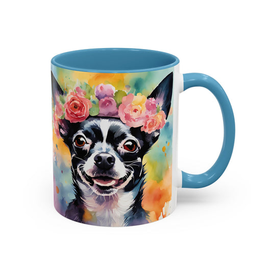 Chihuahua 03 Accent Coffee Mug - Dog Lover Gift