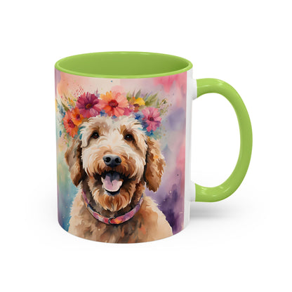 Labradoodle 04 Accent Coffee Mug - Dog Lover Gift