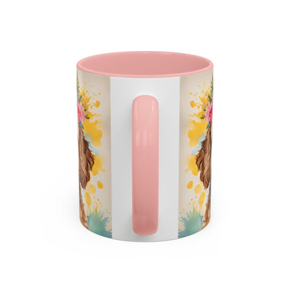 Cockapoo 04 Accent Coffee Mug - Dog Lover Gift