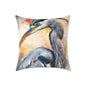Heron 03 Poly Pillow - Natures Beauty Design